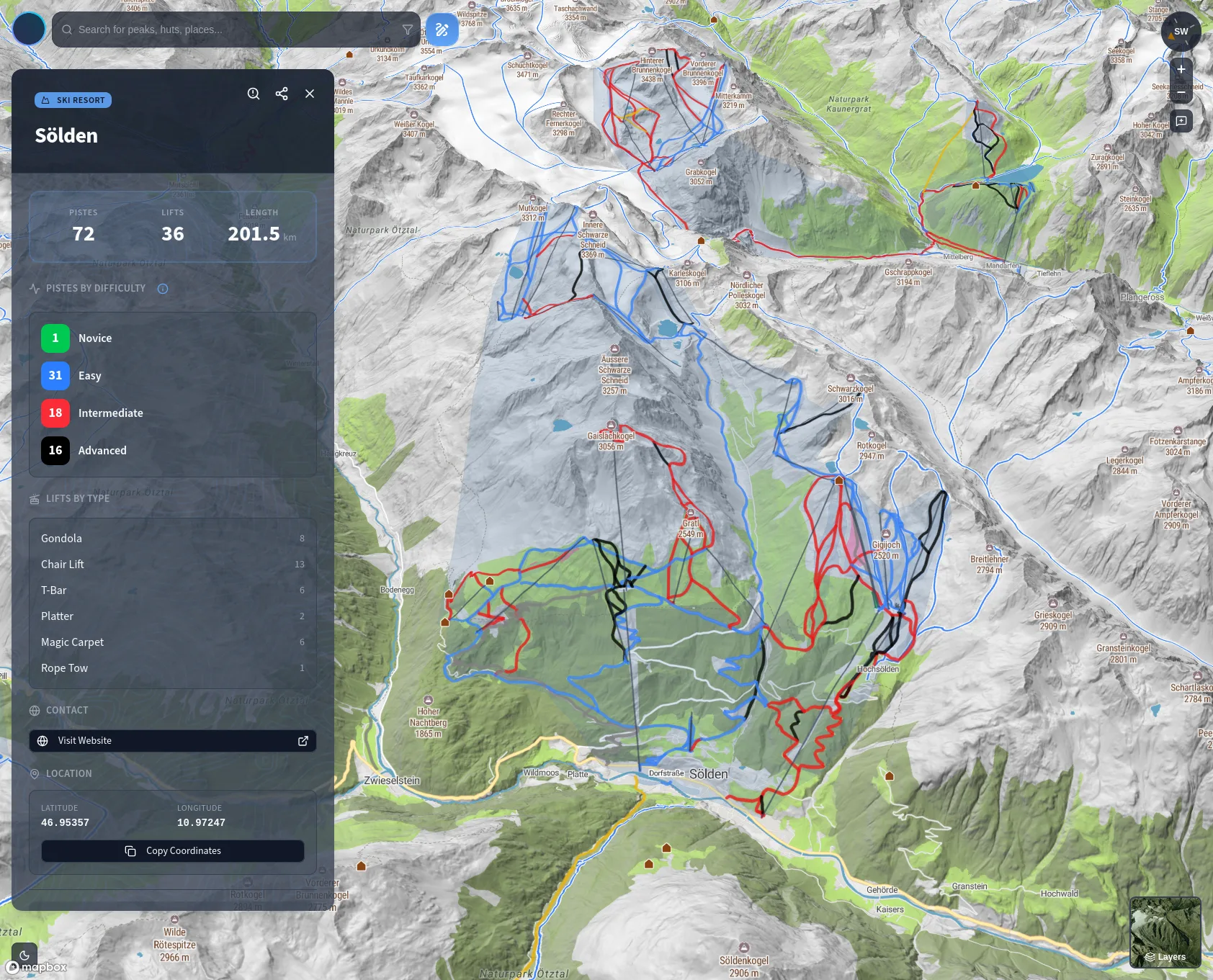 Skiarea & Lifts Preview