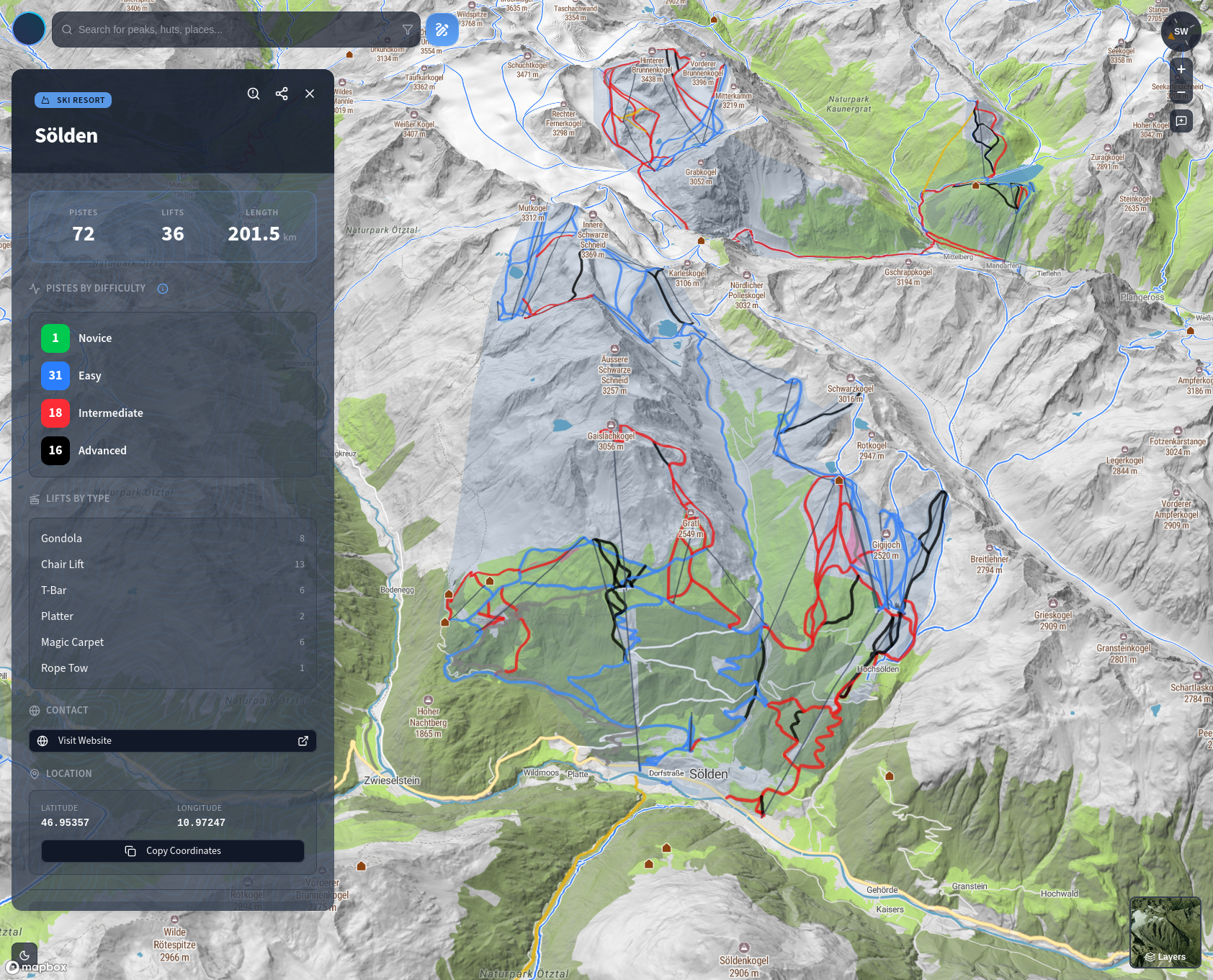 Skiarea & Lifts Preview