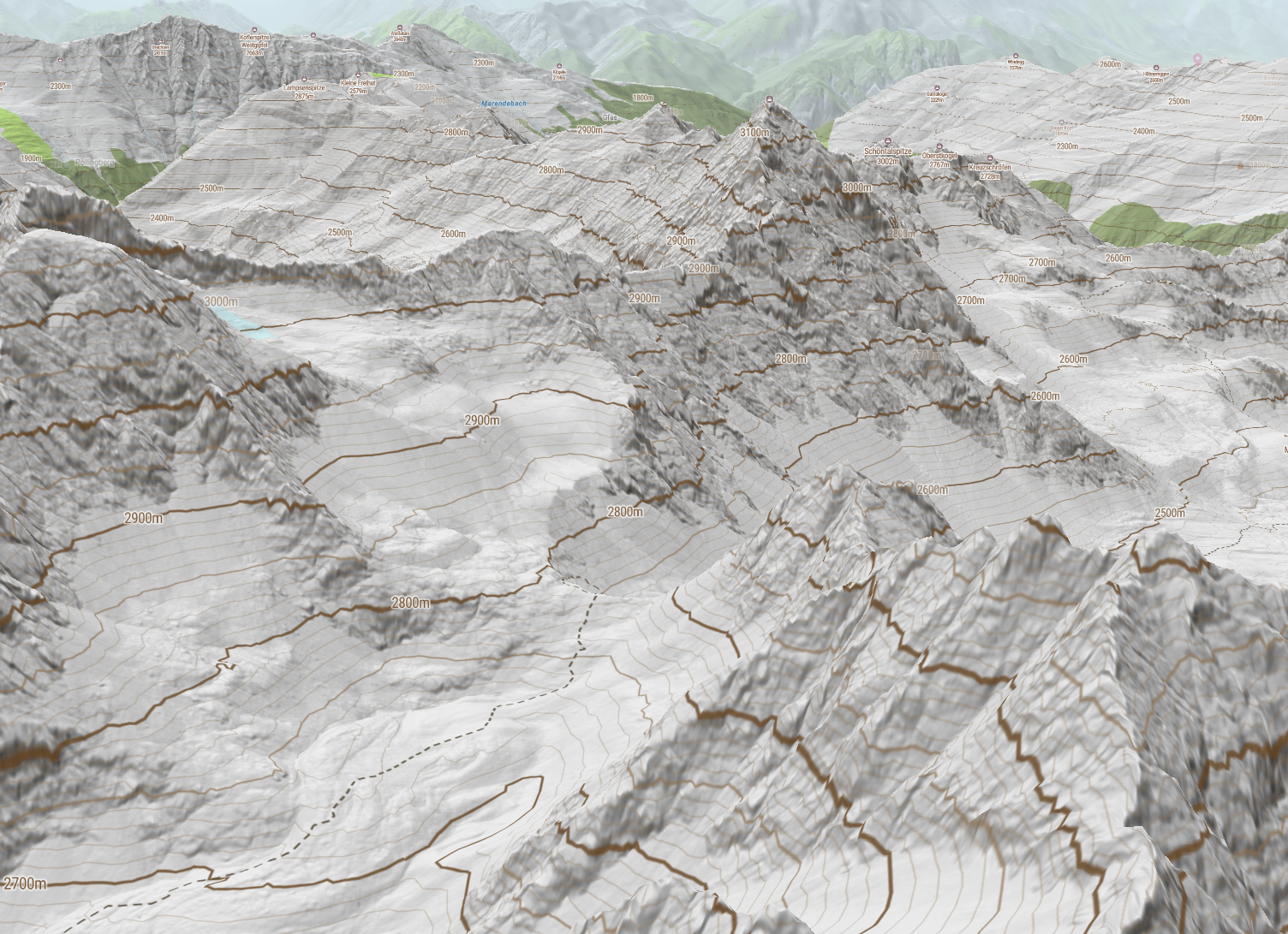 High Resolution Contour Layer